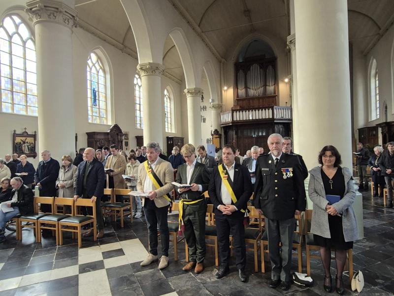 Te Deum in Wingene naar aanleiding van Wapenstilstand 