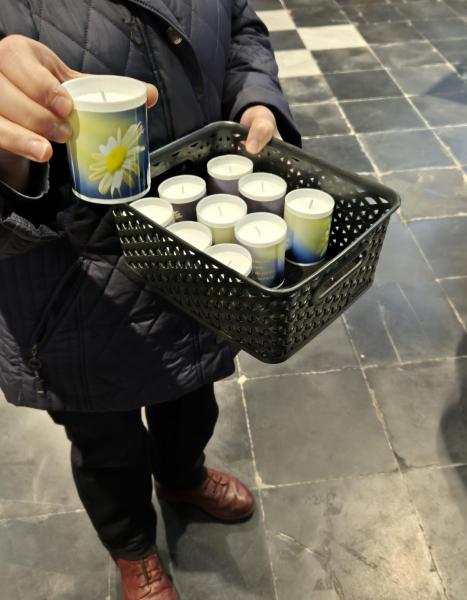 Allerheiligenviering in de kerk van Wingene 