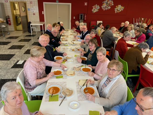 Aswoensdag en sober maal in Beernem 
