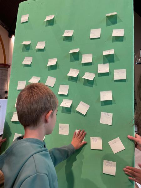 Startviering voor de leerlingen van de school De Zonnebloem 