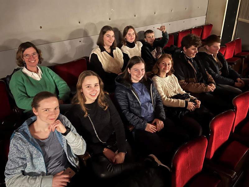 Oudste acolieten gezellig samen bijeen 