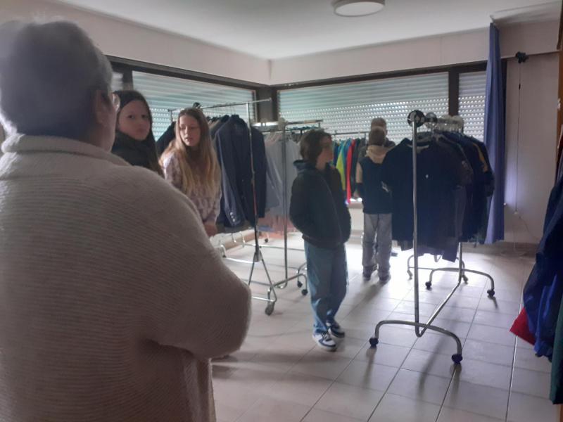 Bezoek vormelingen Zwevezele aan De Kapstok te Pittem 