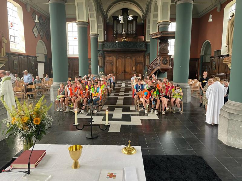 Jeugdbeweging op bezoek in Oedelem 
