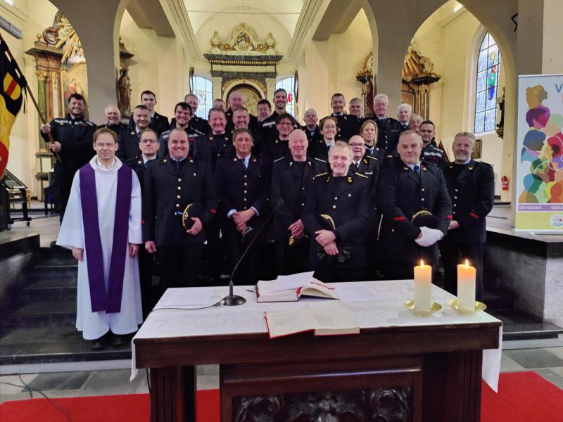 Brandweer Zwevezele viert Sint-Barbara 