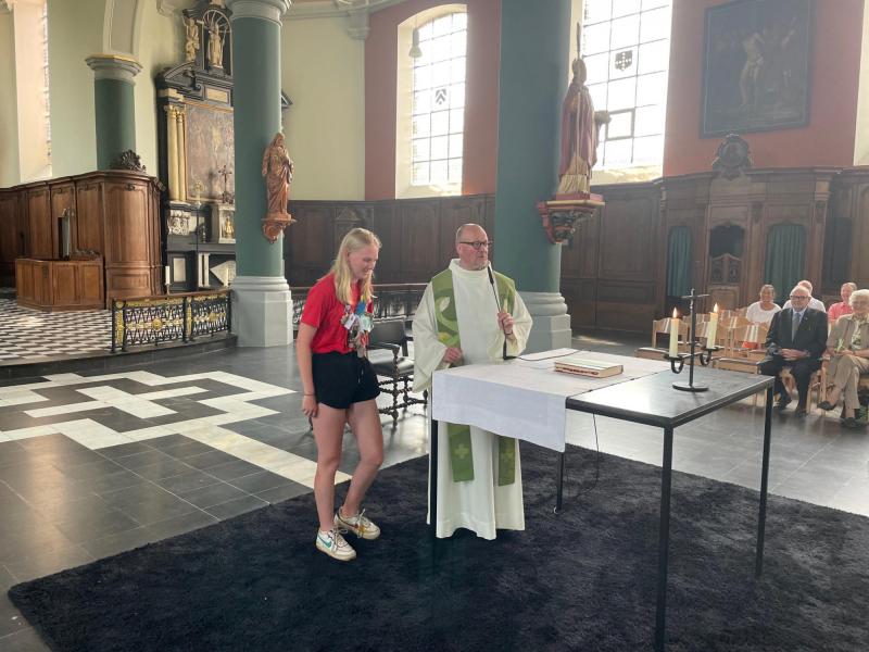 Jeugdbeweging op bezoek in Oedelem 