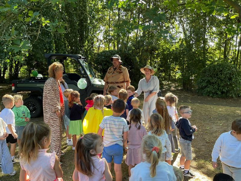 Eerste schooldag in de Centrumschool, of was het Centrumzoo? 