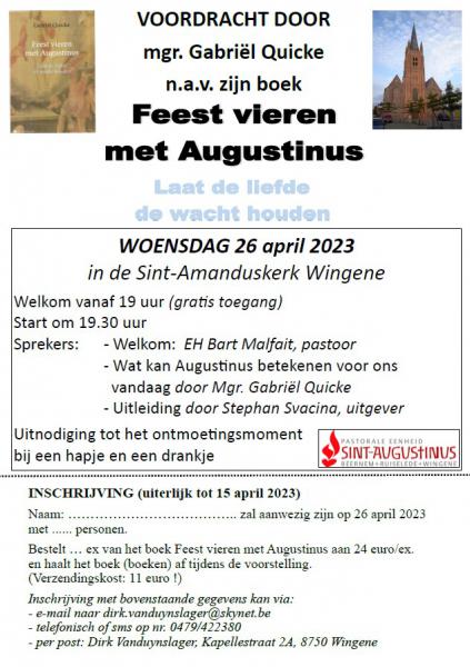 Mgr. Quicke komt naar Wingene 