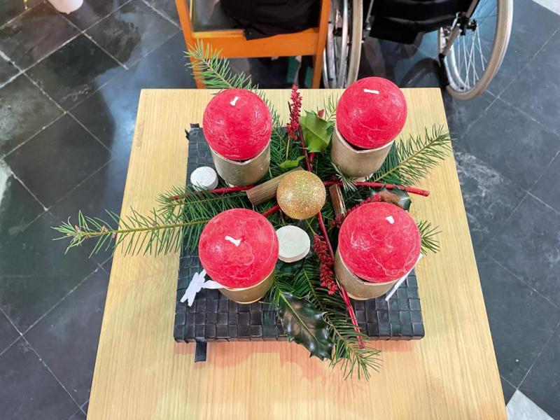 Verkoop adventskaarsen 