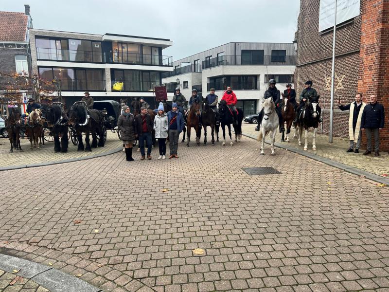 Paardenzegening op Sint-Elooisfeest 