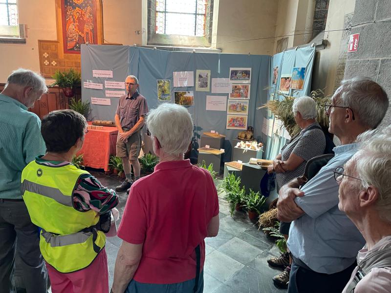 Zaden en de wijnstok in Sint-Petrus en Urbanus Huise  © H.Thomasparochie