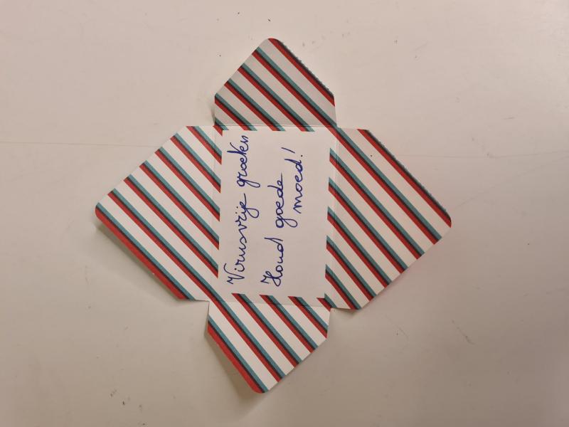 Gevonden in de kerk … deze mooie wens aan ons allen. 