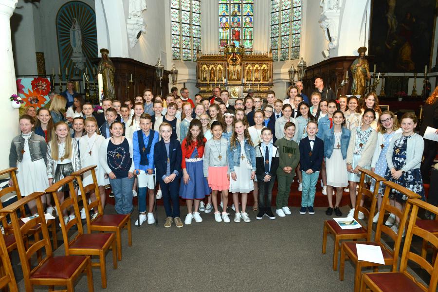 De vormelingen van Moerbeke en Koewacht © Krista Dieleman