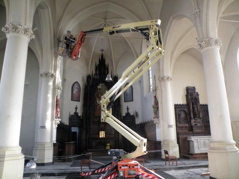 Kerk Kemzeke werken 02 