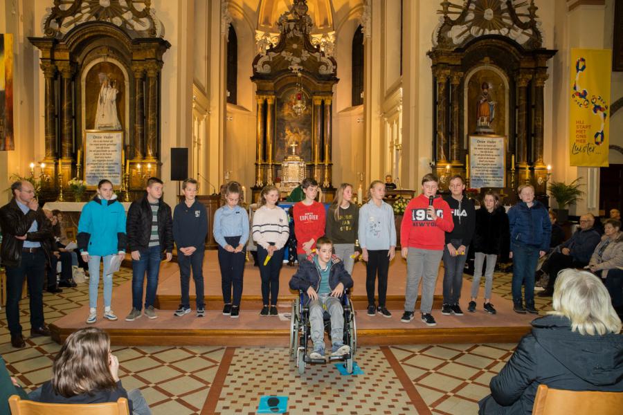 Naamopgave van de vormelingen van het centrum 