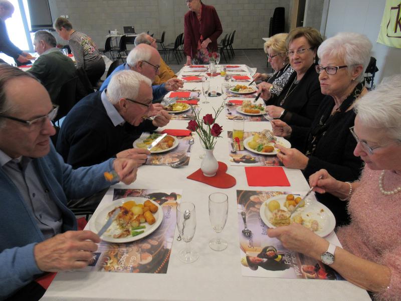 De Valentijnslunch van KWB Lutselus 