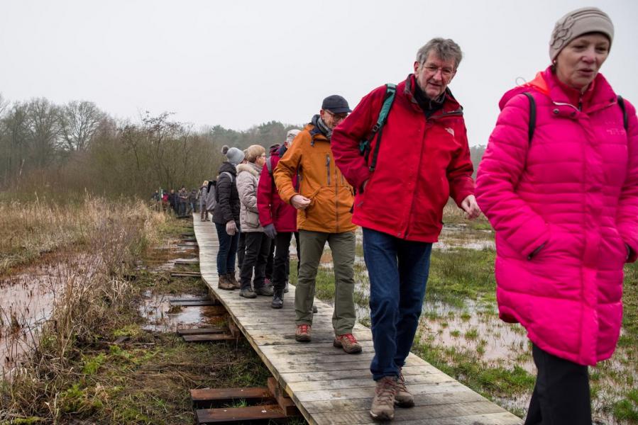 KWB Centrum op winterwandeling 