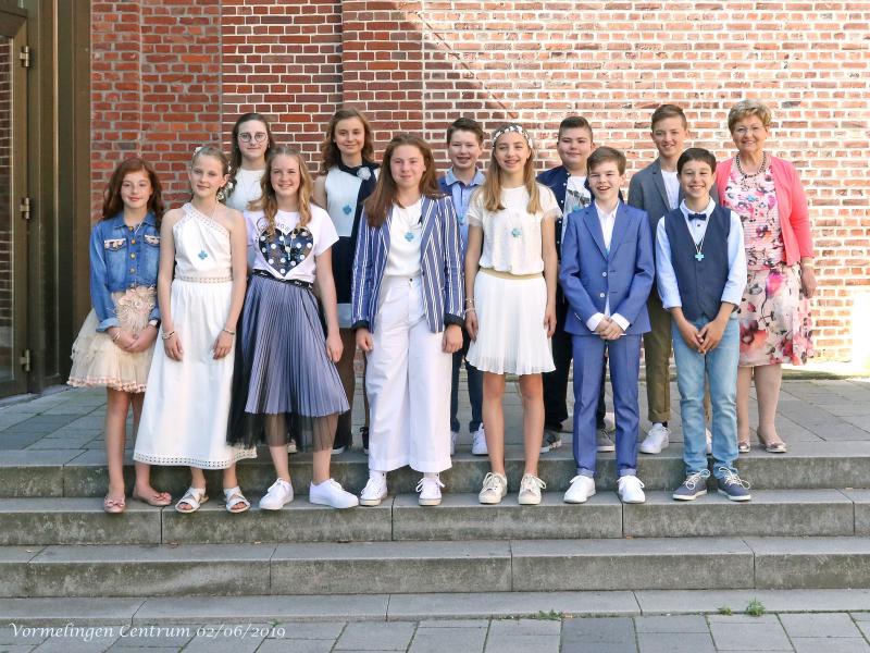 De vormselvieringen  van Diepenbeek  