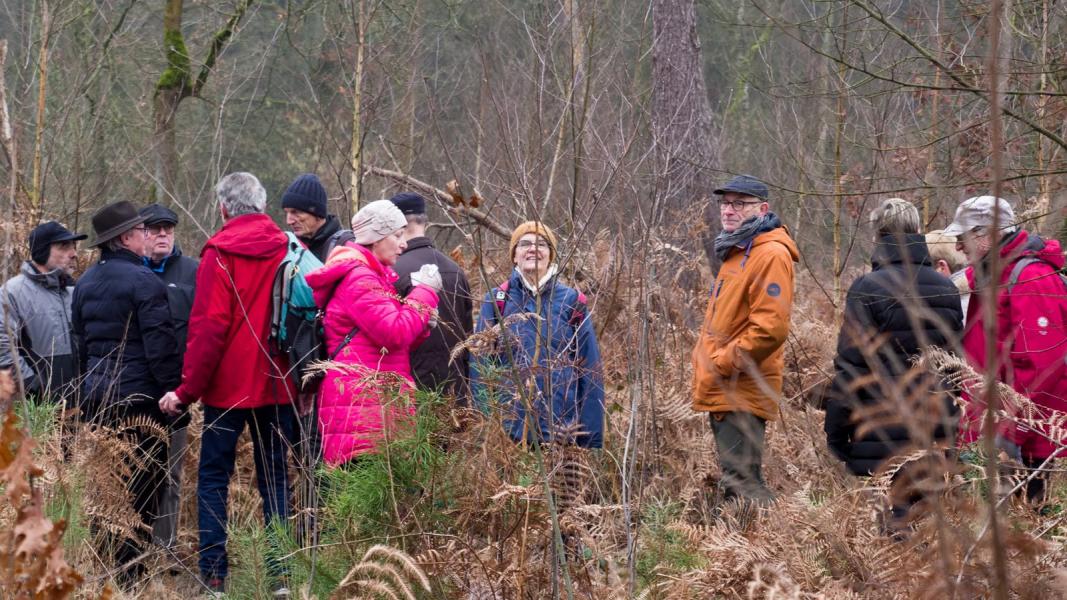 KWB Centrum op winterwandeling 