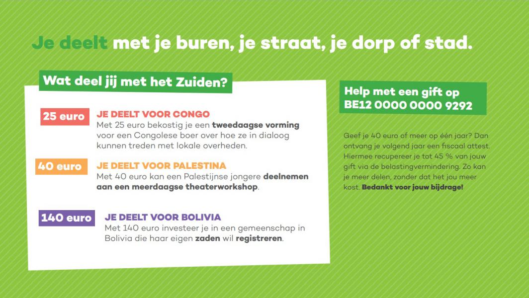 Actie 2021 © Broederlijk Delen