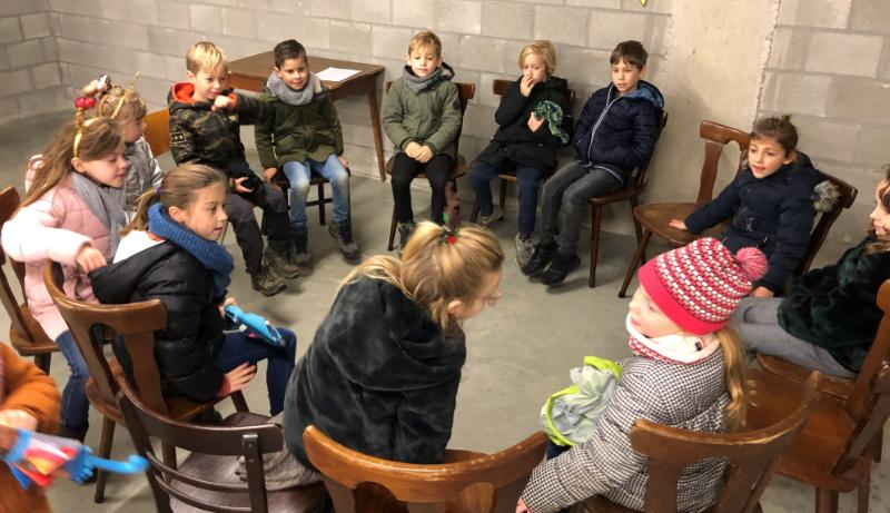 Kersttocht Lagere school Wijchmaal © Parochie Wijchmaal