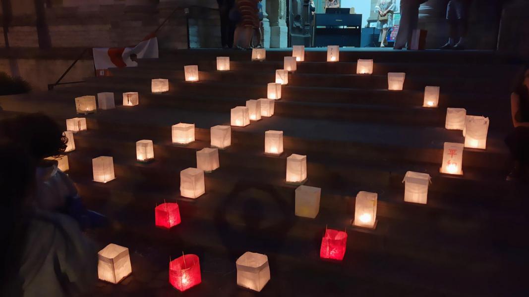 Hiroshima-Nagasaki herdenking in de Sint-Michiels-Vredeskerk © Pastorale zone Leuven aan de Dijle