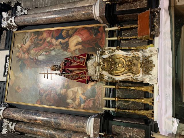 Sint-Cornelius krijgt in onze kerk een ereplaats  © Marleen Van Keerberghen 