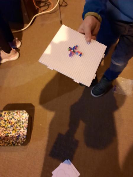 Hier zie je ons aan het werk! © Mieke 