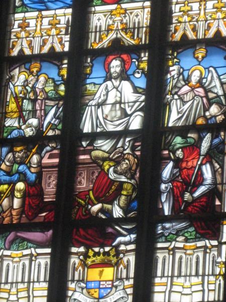 Jezus overwon de dood! Foto’s uit de kerk van Machelen © L.J. 