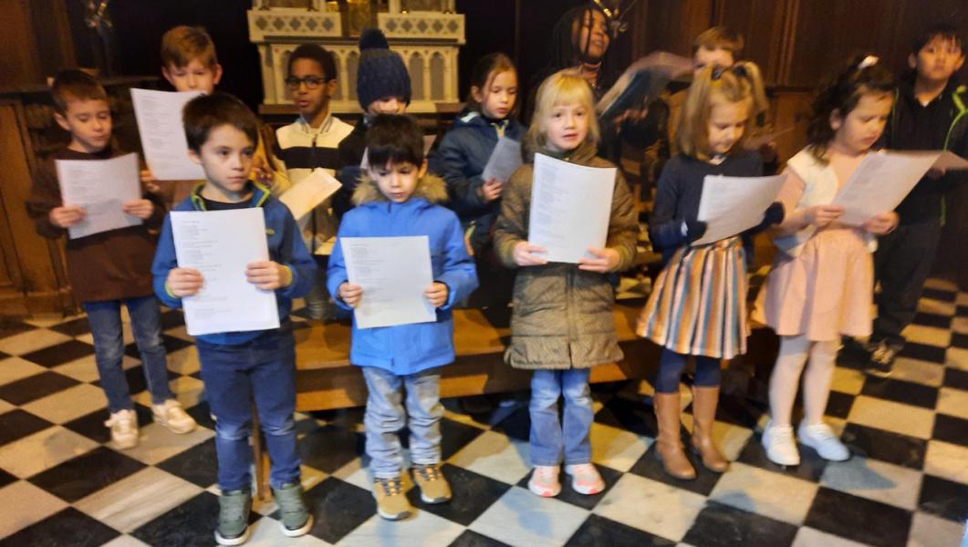 Hier zie je ons aan het werk! © Mieke 