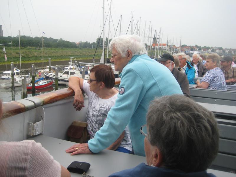 Ook vanop de boot ontdekten we wat leeft rond de Oosterschelde. © @L.J.