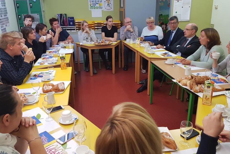 Een ochtend in de parochiale school van Diegem om niet snel te vergeten. © @ParochialeSchool