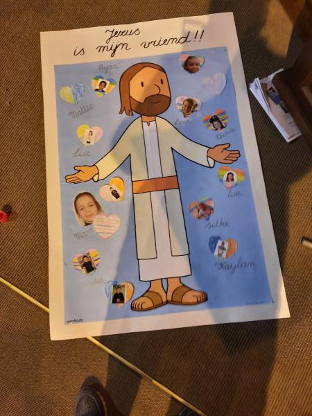 Hier zie je ons aan het werk! © Mieke 