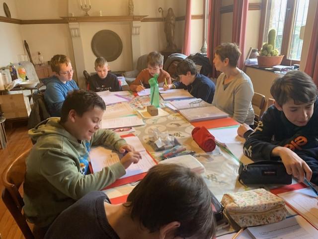 Een woordpuzzel oplossen © Leen 