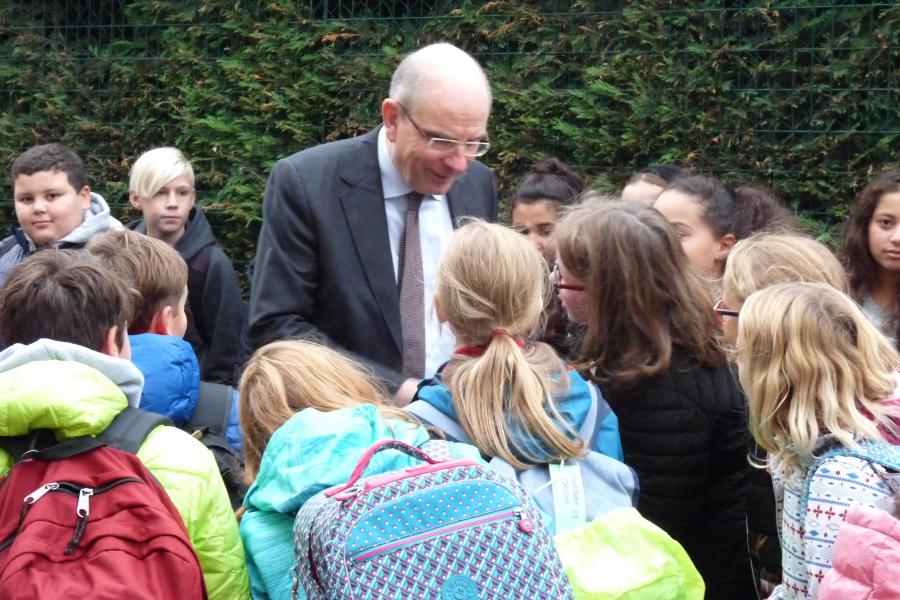 Een ochtend in de parochiale school van Diegem om niet snel te vergeten. © @ParochialeSchool