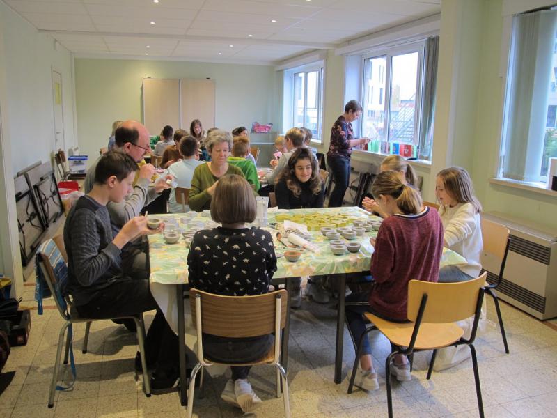 Hier wordt hard gewerkt… © Leen 