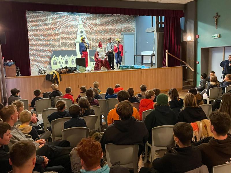 de goede Sint op bezoek © @Chiro Diegem