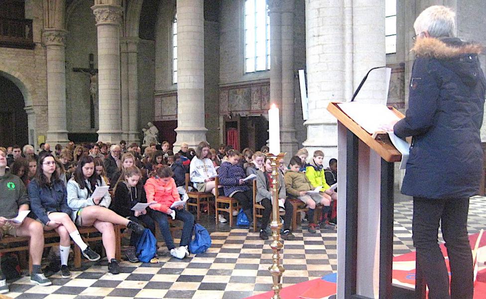We luisterden geboeid naar inspirerende verhalen. © L.J. 