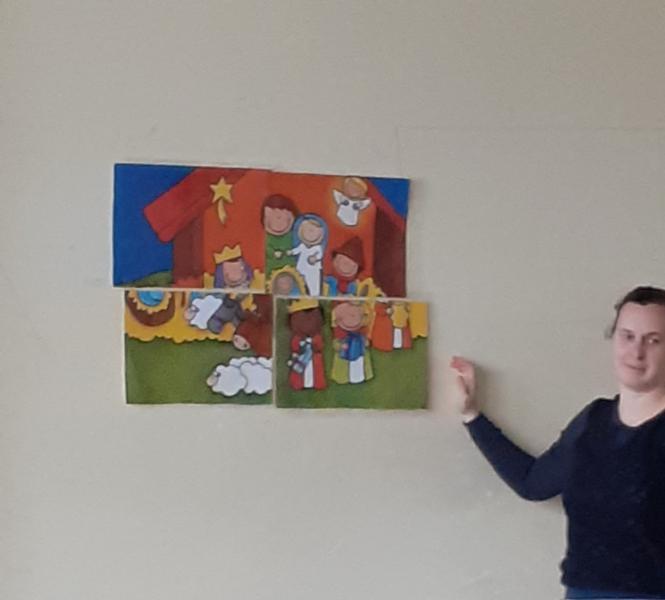 We hangen onze wensen in de kerstboom © schoolarchief 