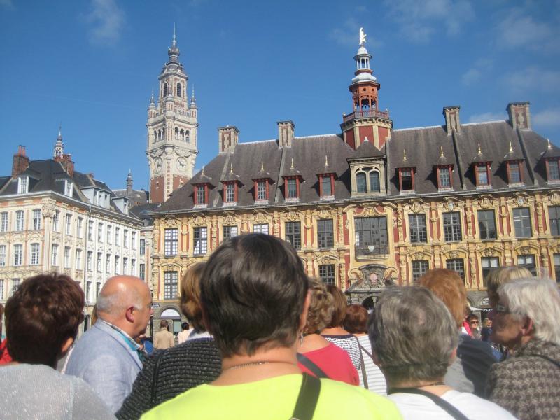 Op de Grand’Place wisten we niet waar eerst te kijken! © L.J. 