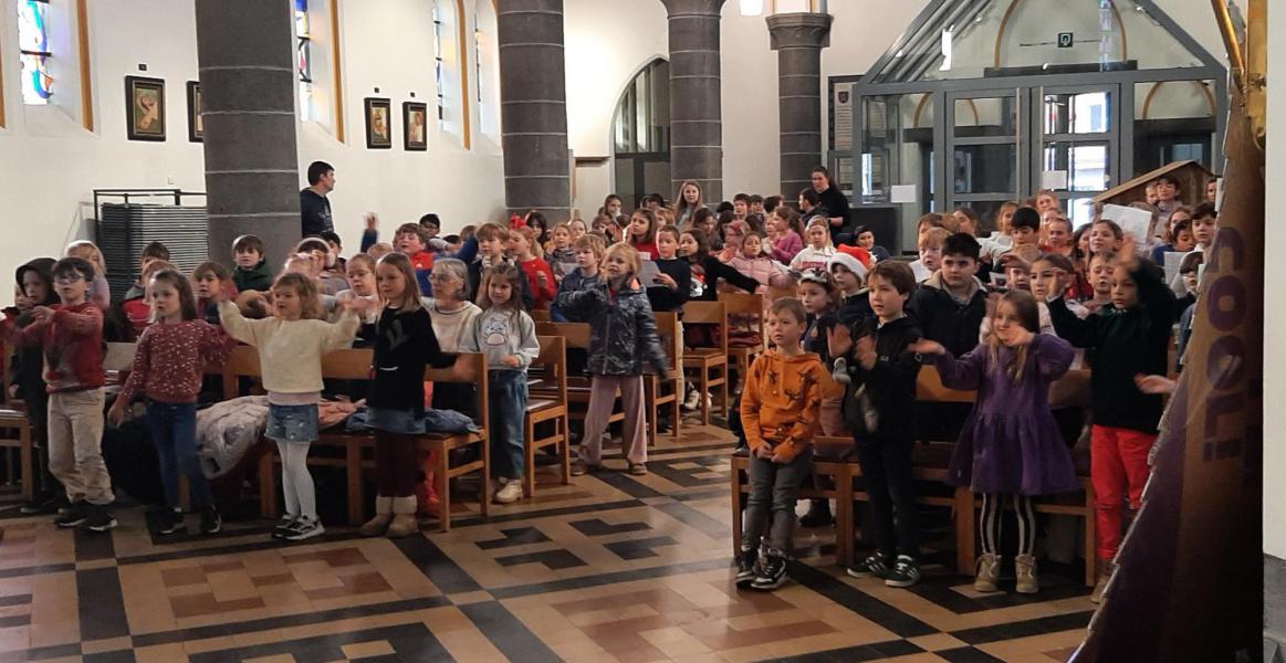 Kerstviering VBS De Bosstraat © Pastorale zone Leuven aan de Dijle