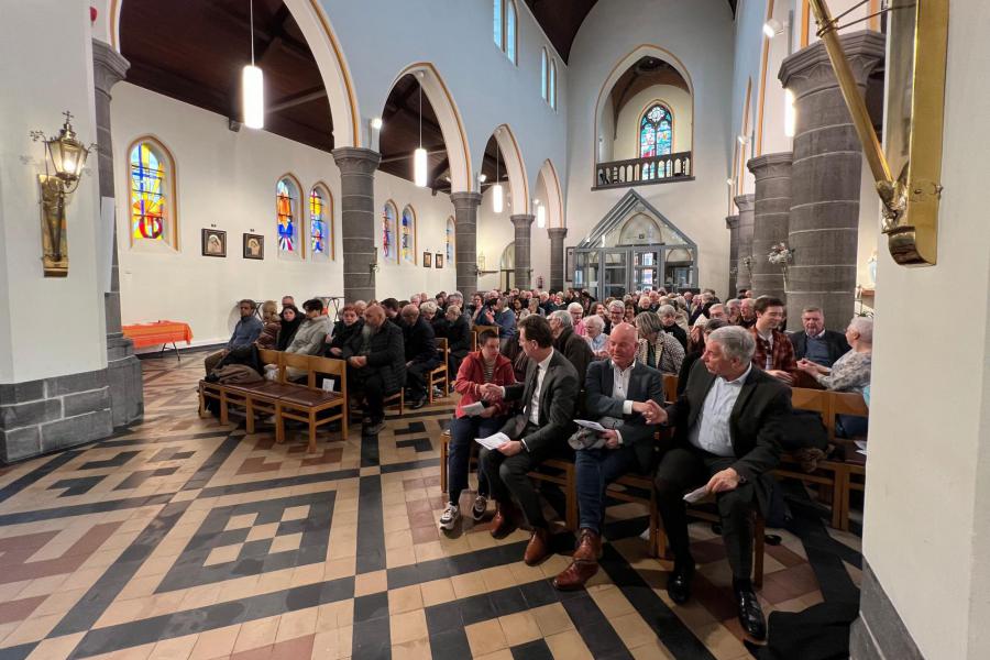Dankviering in de Sint-Agathakerk voor Pater Dirk De Vis ter gelegenheid van zijn pensionering © Pastorale zone Leuven aan de Dijle