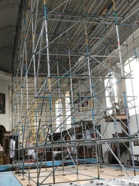 Restauratie kerk Geetbets 