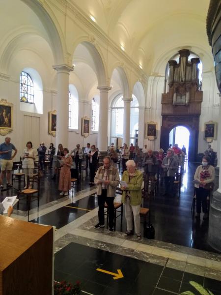 Dankviering in Sint-Pieter Ukkel © Hans Demoen