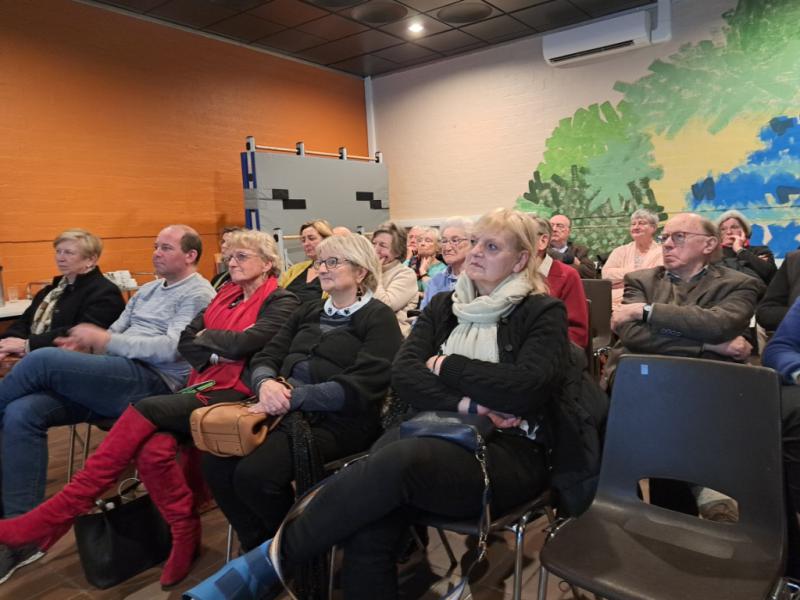 Vastenconferentie - geïnteresseerd publike © Foto Johan Dobbelaere