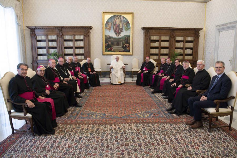 Gesprek met de paus ©  Vatican Media