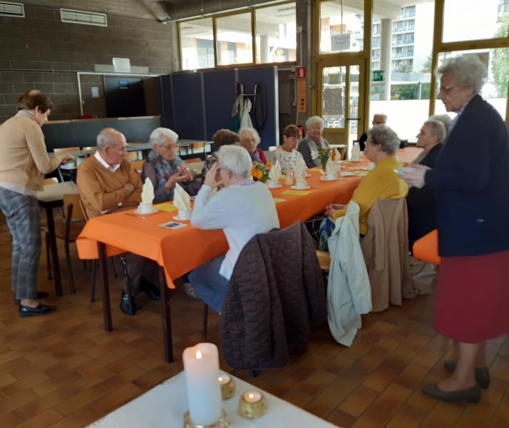 Als de communie wordt rondgedeeld 