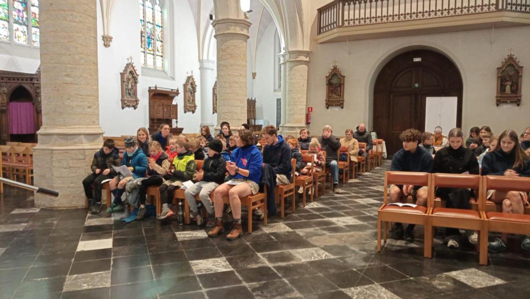 Chiro Betekom vierde overtuigd het feest van Christus Koning. 