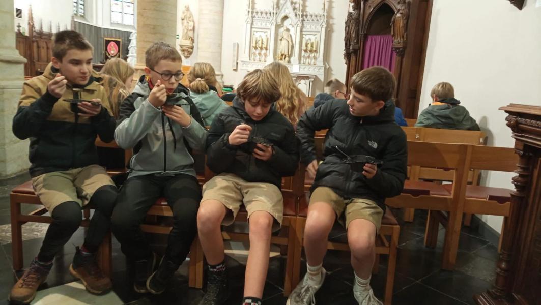 Chiro Betekom vierde overtuigd het feest van Christus Koning. 