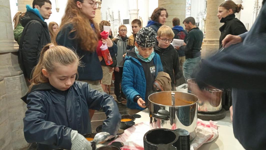 Chiro Betekom vierde overtuigd het feest van Christus Koning. 