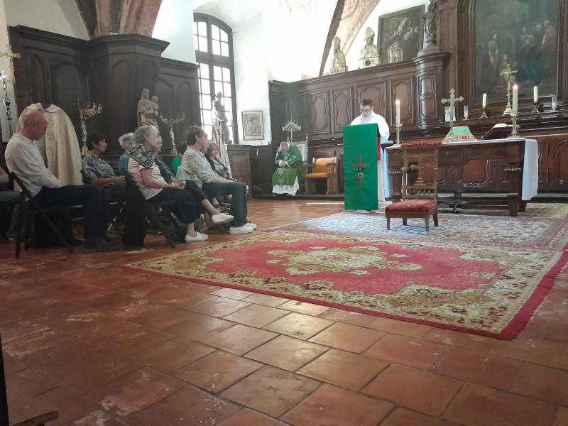H. Mis in gotische sacristie van de basiliek © T Poorters